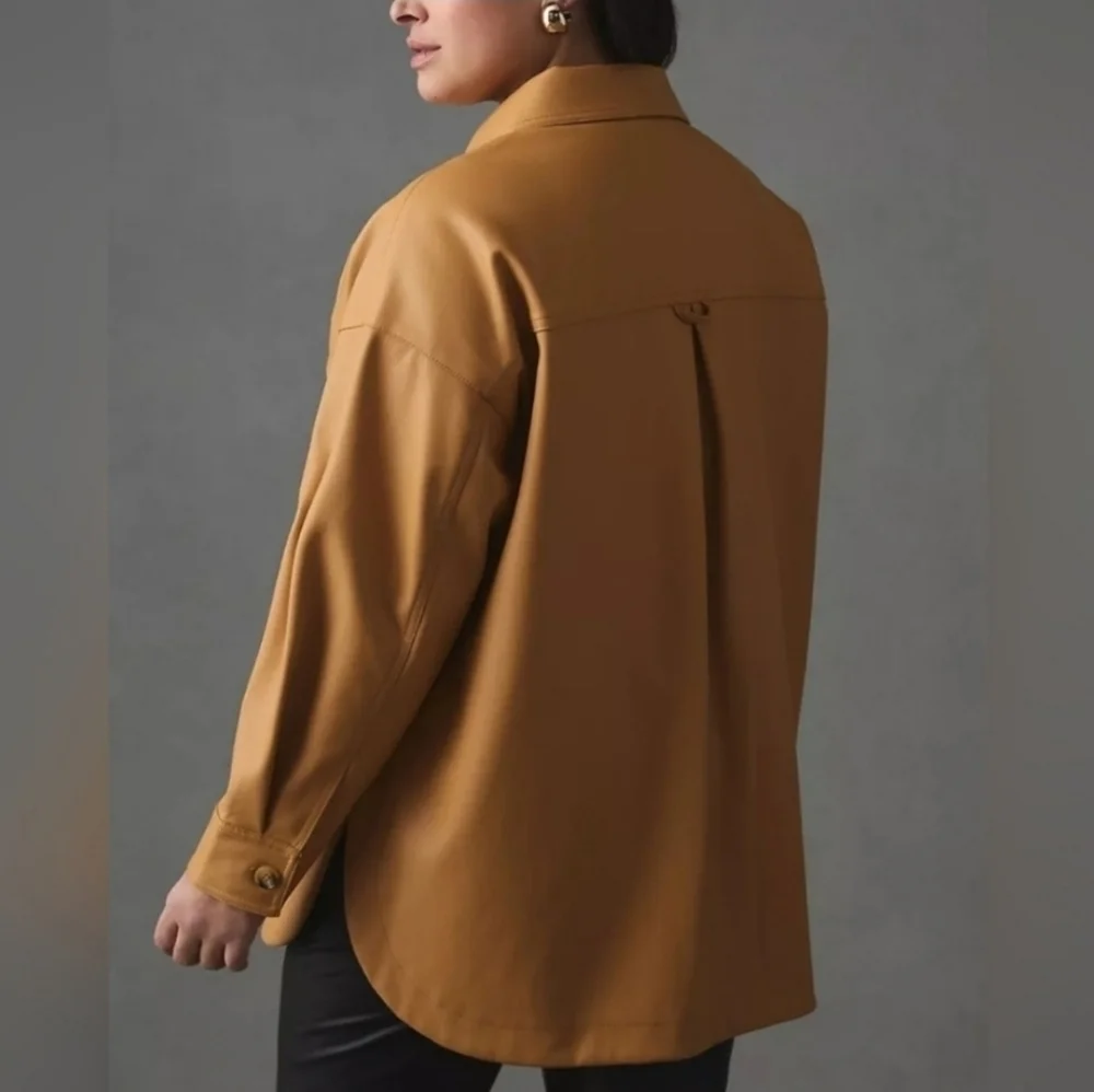 Anthropologie Maeve Faux Leather Jacket – NWT - Picture 6 of 15